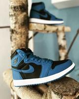 NEU!!! Jordan 1 Retro High Dark Marina Blue Gr. 42 Hessen - Frankenberg (Eder) Vorschau