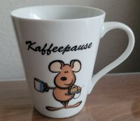 Kaffeetasse Teetasse neu weiss Keramik Maus Spruch Kaffeepause Dortmund - Kirchhörde Vorschau