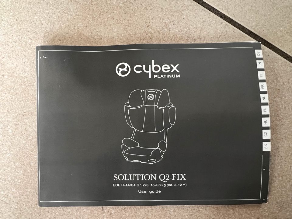 Cybex Solution M-Fix Autositz 15-36kg mit Isofix in Abensberg