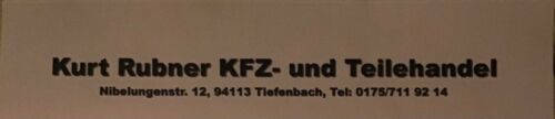 Logo von Kurt Rubner KFZ- und Teilehandel