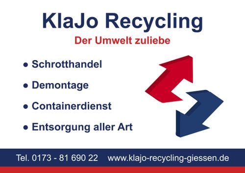 Logo von KlaJo Recycling Giessen