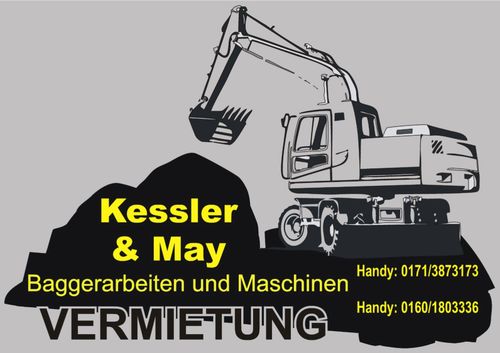 Logo von Kessler&May,  Baggerbetrieb & Baumaschinenvermietung