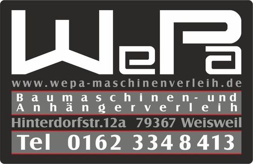 Logo von Wepa Maschinenverleih