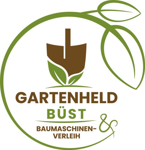 Logo von Gartenheld Büst & Baumaschinen Verleih