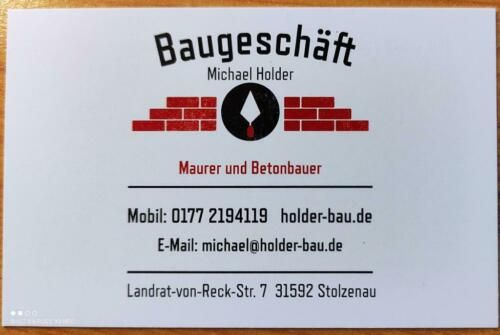 Logo von Michael Holder Baugeschäft