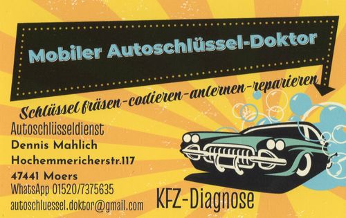 Logo von Mobiler Autoschlüssel-Doktor Dennis Mahlich 