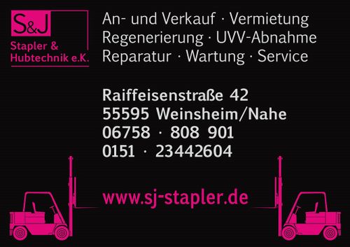 Logo von S&J Stapler und Hubtechnik e.K