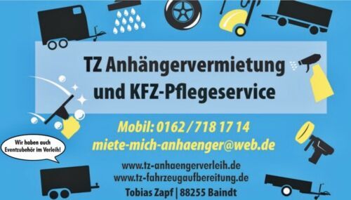 Logo von TZ Anhängervermietung & KFZ- Pflegeservice