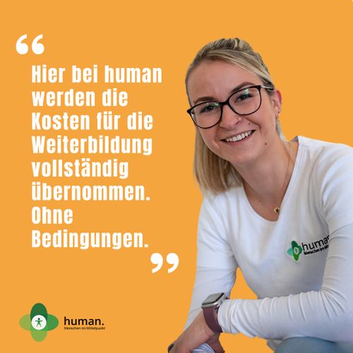Logo von Pflegedienst human. Menschen im Mittelpunkt GmbH