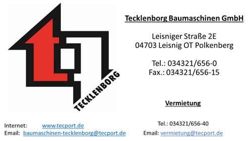 Logo von Tecklenborg Baumaschinen GmbH