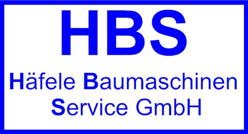 Logo von HBS Häfele Baumaschinen Service GmbH