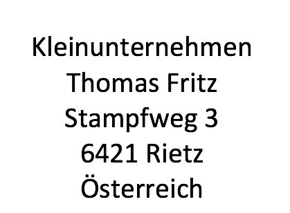 Logo von Kleinunternehmen Thomas Fritz