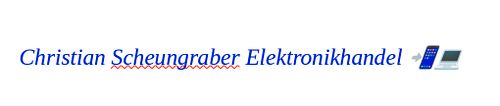 Logo von Christian Scheungraber Elektronikhandel