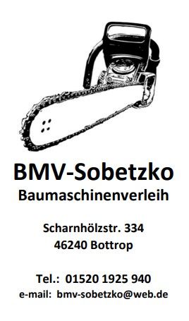 Logo von BMV-Baumaschinenverleih Sobetzko