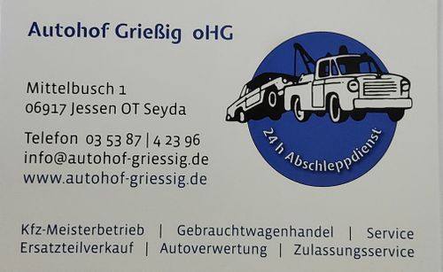 Logo von Autohof Grießig oHG