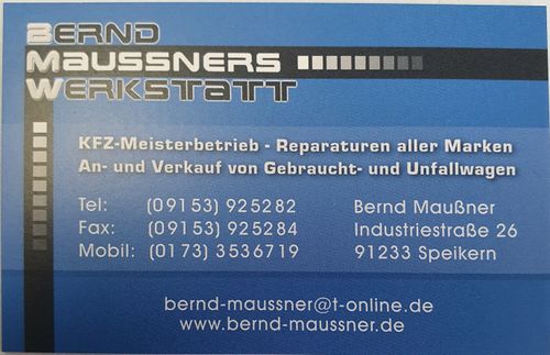 Logo von Bernd Maussners Werkstatt