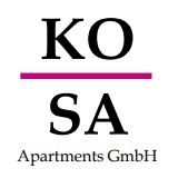 Logo von KOSA Apartments GmbH