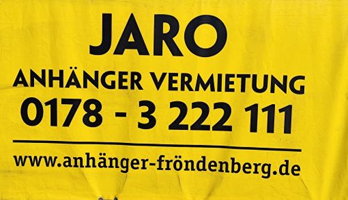 Logo von JARO Anhänger Vermietung Fröndenberg