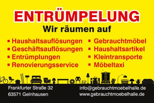 Logo von Gebrauchtmöbelhalle & Entrümpelung