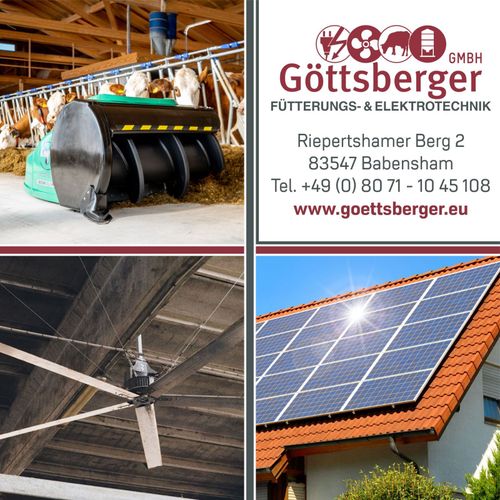 Logo von Göttsberger GmbH Elektro - Photovoltaik - Fütterungssysteme - Stallbelüftung - Stallautomatisierung 