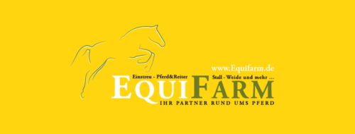 Logo von Equifarm - Einstreu - Pferd & Reiter - Stall - Weide und mehr . .