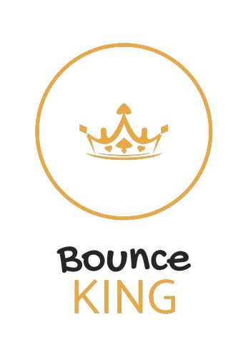 Logo von Bounce King - Hüpfburg mieten und Spaß haben.