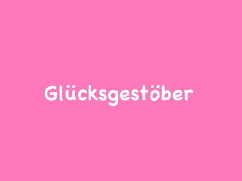Logo von Glücksgestöber